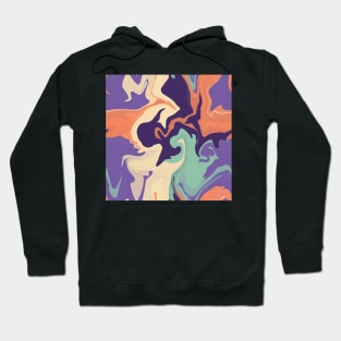 Seamless Liquid Pattern Hoodie